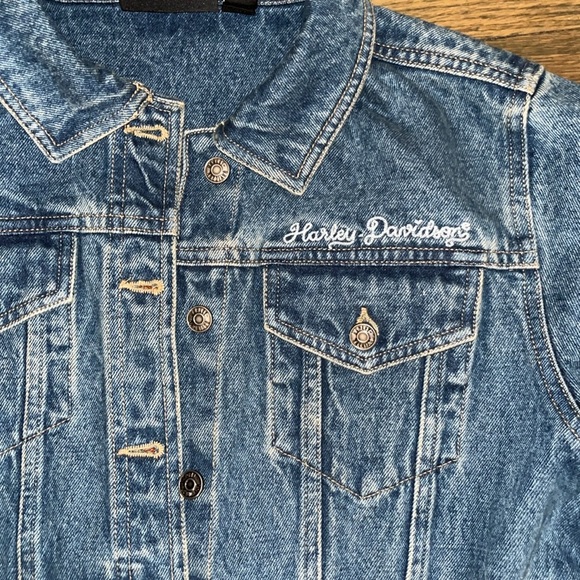 Motor Harley Davidson jean jacket - Picture 3 of 7
